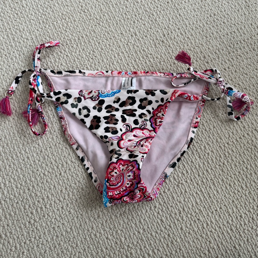 Nanette Lepore Leopard Paisley Swimsuit Bottom